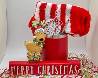 Christmas Gift Box/ Custom Christmas Gift/ Christmas Ornament and Gift Box/ Christmas Cup and Custom Gifts