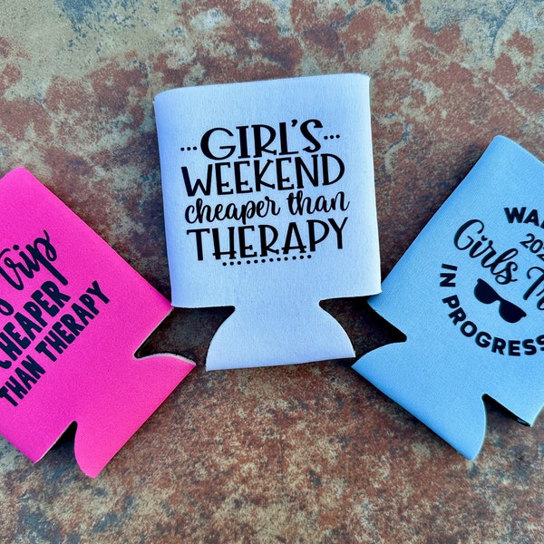 Girls Weekend / Girls Trip koozies / Gifts for Girls Weekend/ Gifts for Girls Trip