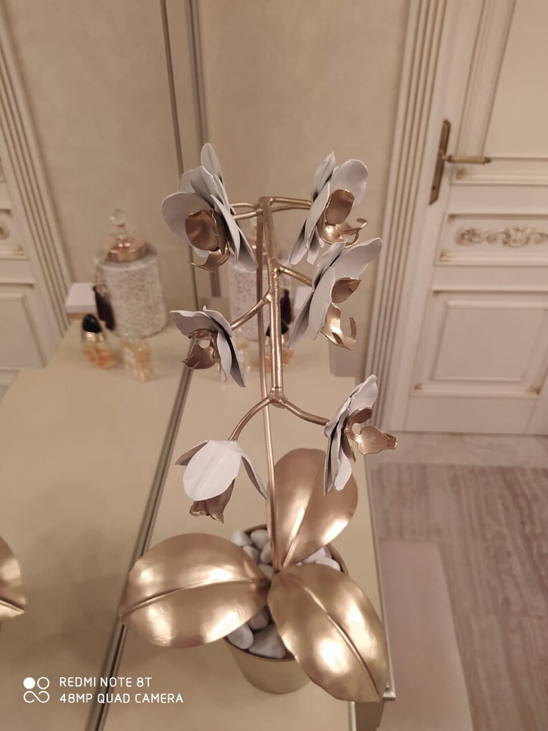 Handmade Metal orchid Steel orchid Iron orchid Metal Etsy