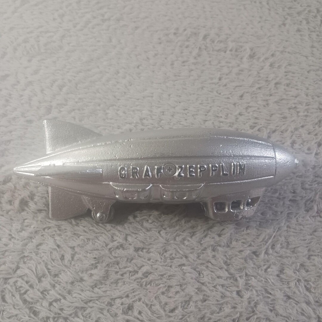 MSR Graf Zepplin Cast Iron Airship Blimp Silver Reproduction ...