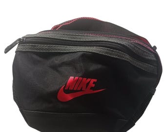 red nike bum bag