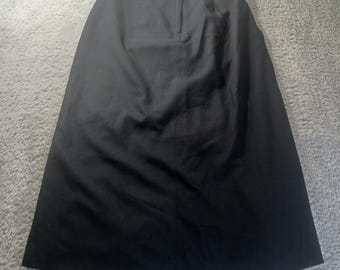Falda de lana L.L.Bean, corte A, estilo profesional, para oficina, estilo preppy, clásica, vintage, talla estadounidense 10P