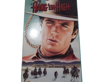 Hang 'Em High VHS 1991 Clint Eastwood MGM Ua Western 1968 Película LEER