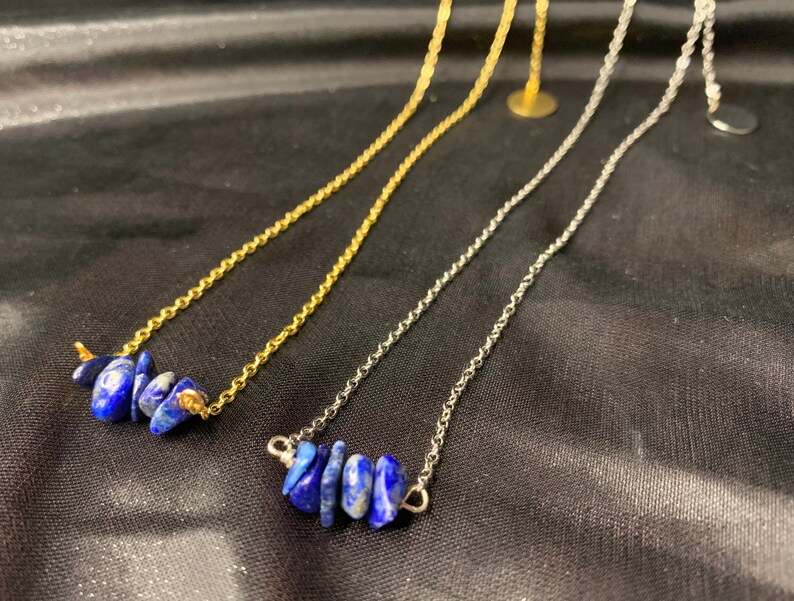 Dainty Lapiz Lazuli Choker
