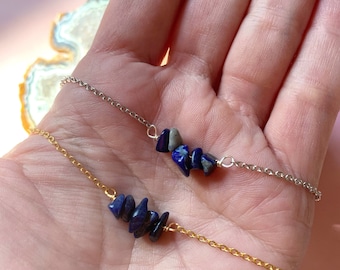Dainty Lapis Lazuli Choker