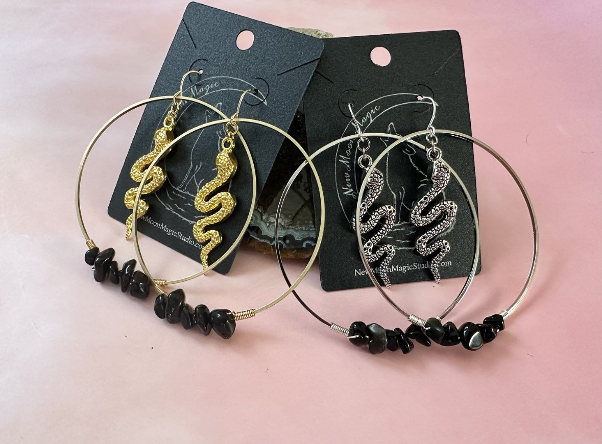 Scorpio hoop earrings best sale