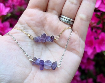 Dainty Amethyst Choker