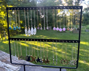 Threader Earrings with Hook | Unique Long Chain Minimalist Earring