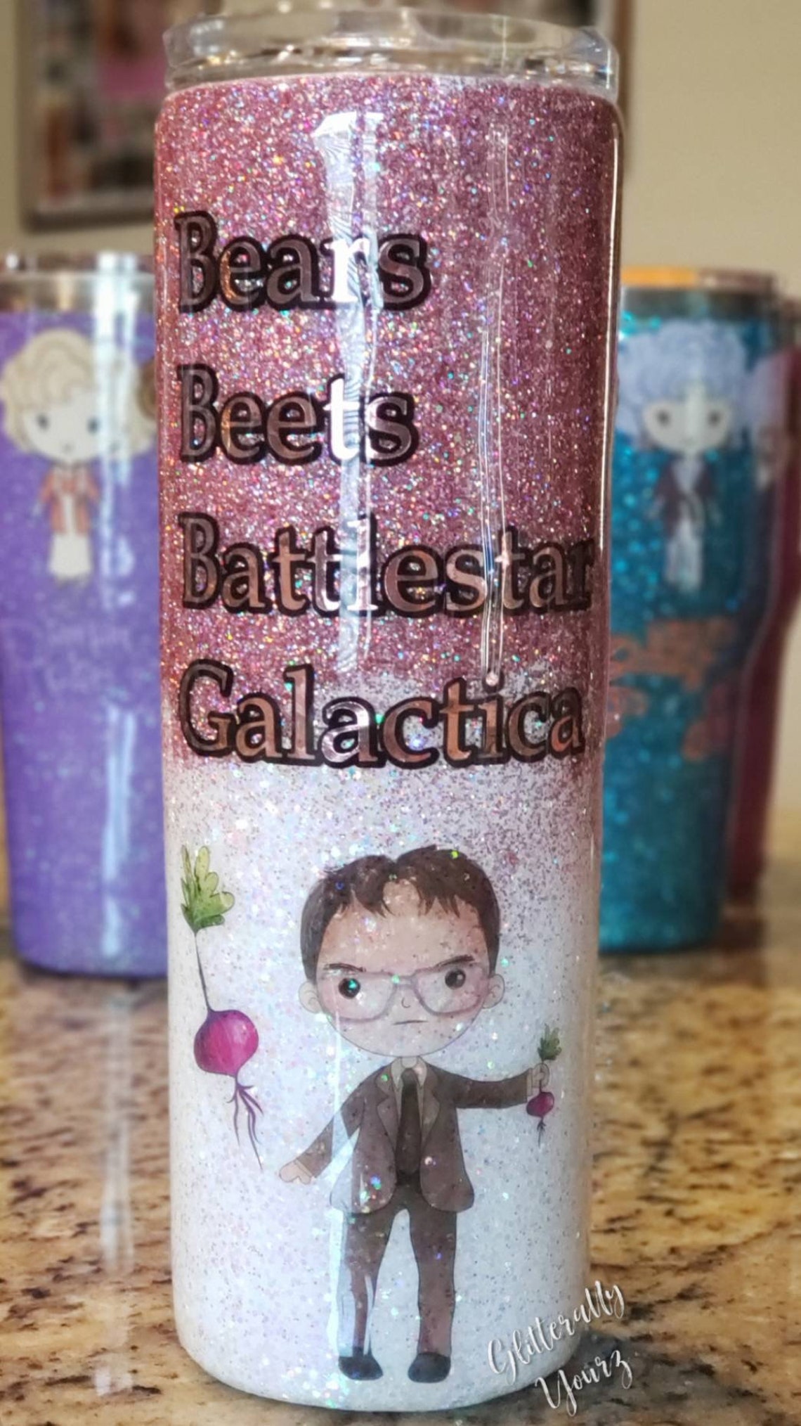 Dwight Schrute Bears Beets Battlestar Galactica Skinny Etsy