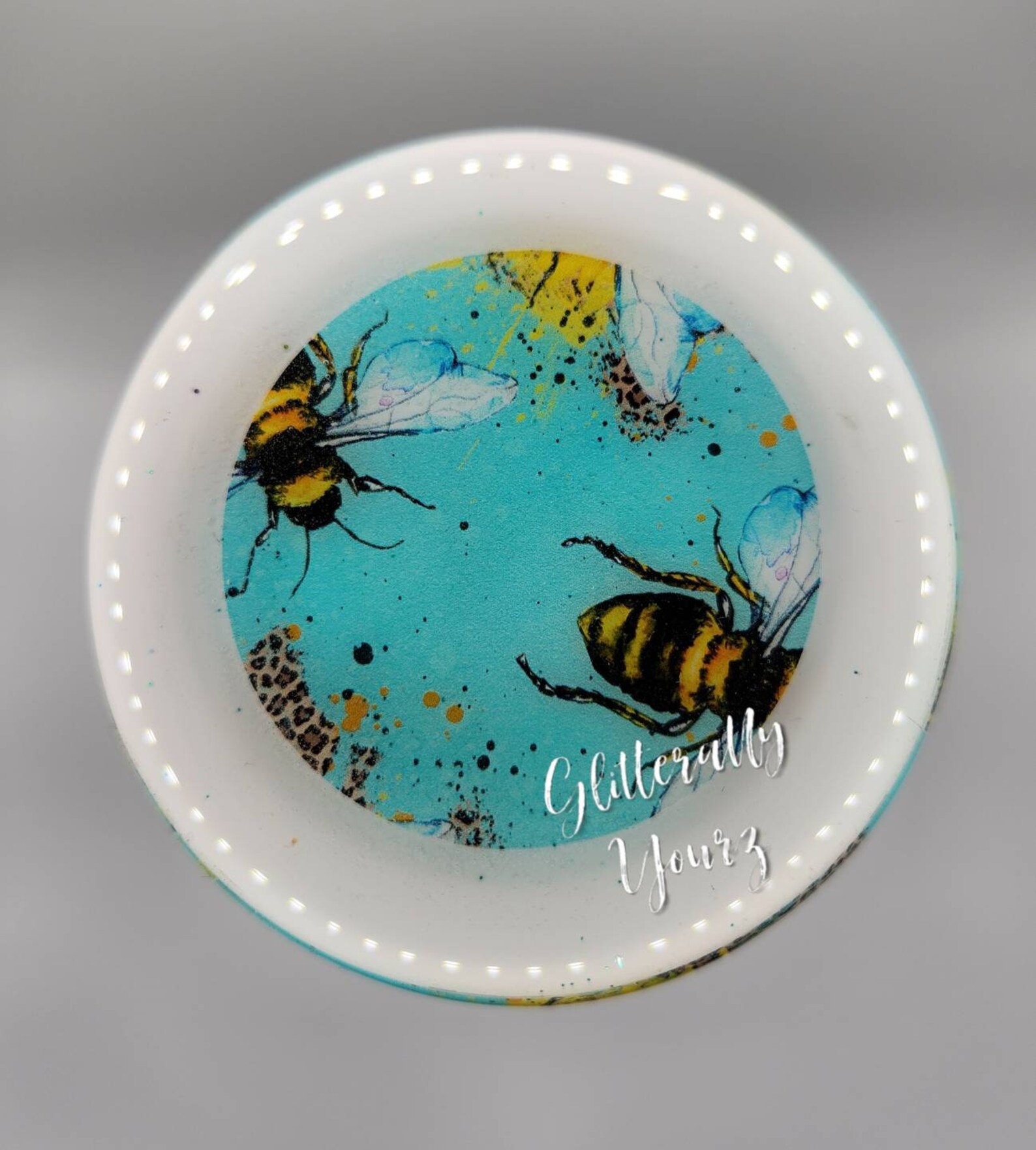 Stunning Glitter Bee Glitter Tumbler 30oz Skinny Ready to Etsy