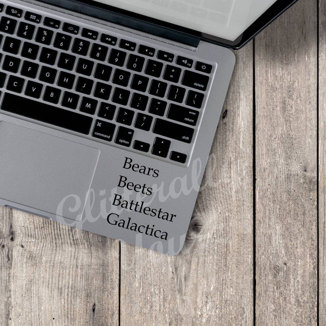 Bears Beets Battlestar Galactica, Vinyl Decal for Car or Laptop or More