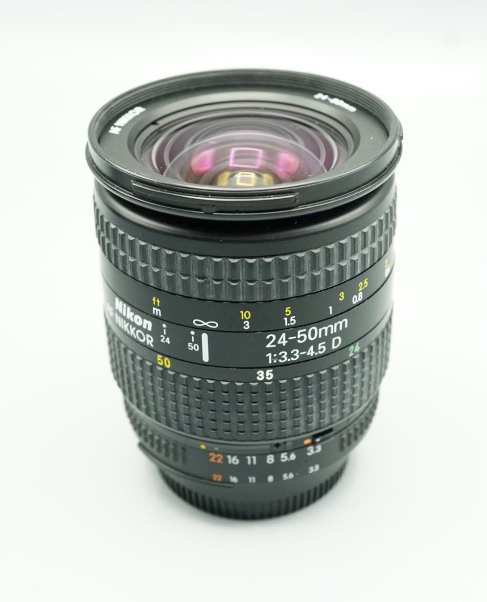 1990s AF Nikkor 24-50mm F3.3-4.5d Zoom Lens, Previously