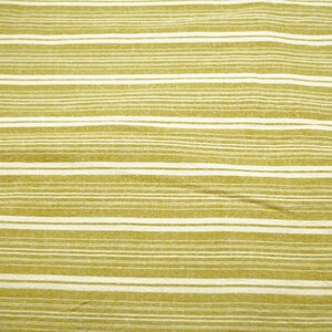 Cotton Flannel Fabric; Striped Pattern; Tan and White Colors; 58”x44/45”, 1 1/2 Yards, Previously Owned