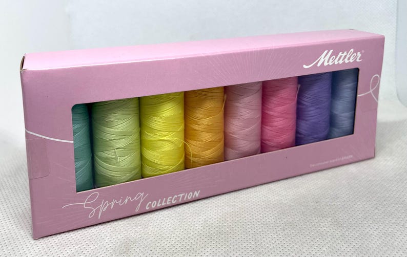 Mettler #SFC8 Spring Kit, (8) Silk Finish 100% Cotton Thread, 150m, 174 yds. zdjęcie 5