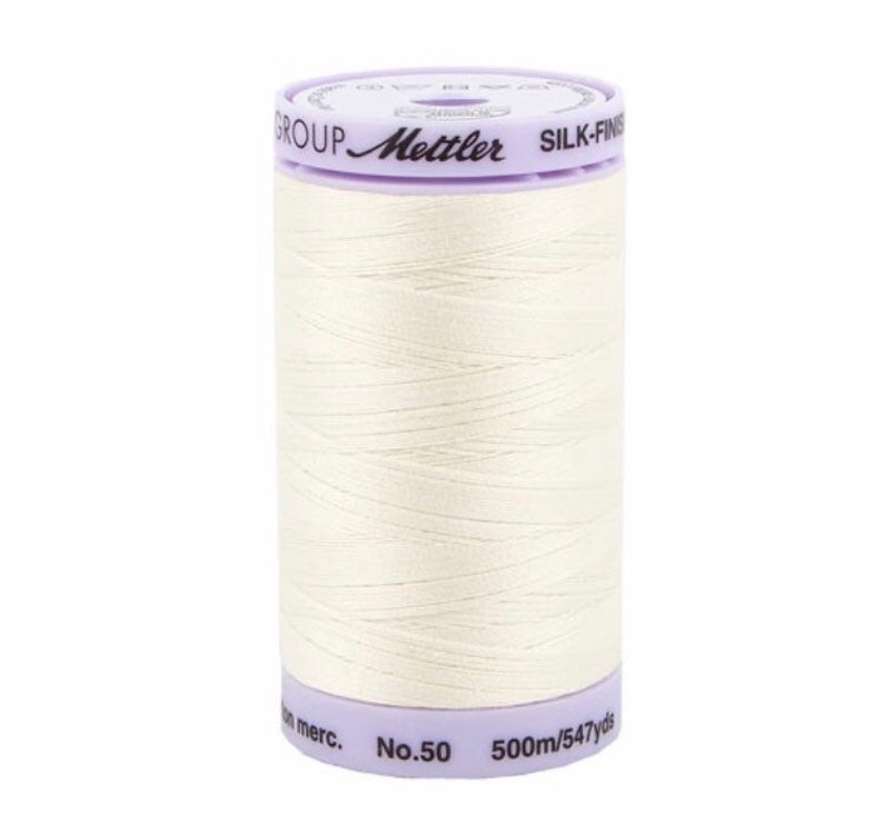 Mettler 50 Silk Finish 100% Cotton Thread, 547 yards 9104 image 3