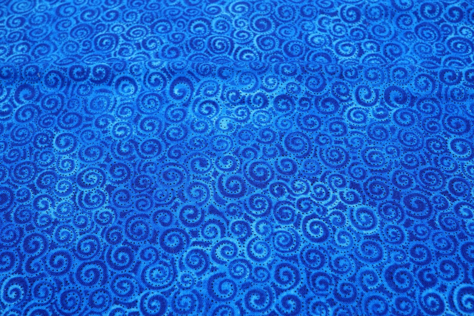 Quilting Cotton Fabric Blue Swirls Pattern 14 X 44/45 1/3 Etsy UK