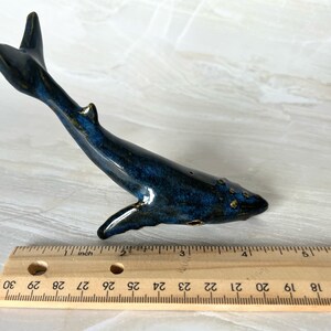 Ceramic Whale Sculpture, Handmade image 9