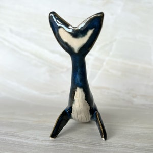 Ceramic Whale Sculpture, Handmade image 7