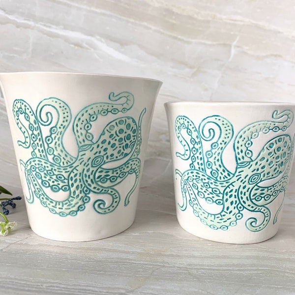 Octopus Mugs Etsy