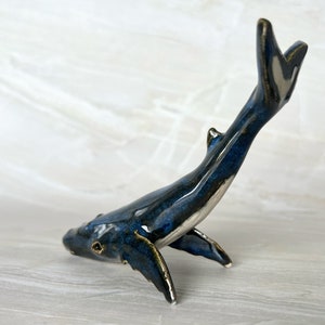 Ceramic Whale Sculpture, Handmade image 6
