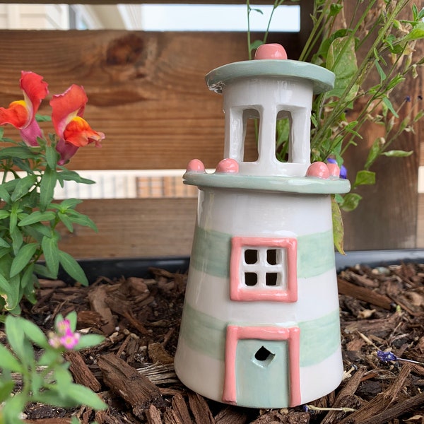 Ceramic Lighthouse Etsy