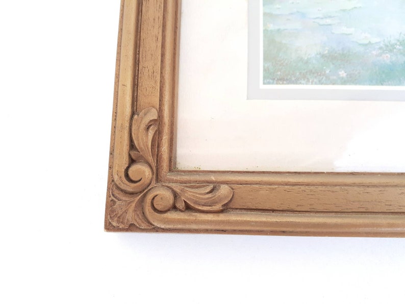 Vintage Swan Vintage Swan Wall Art Gold Ornate Frame