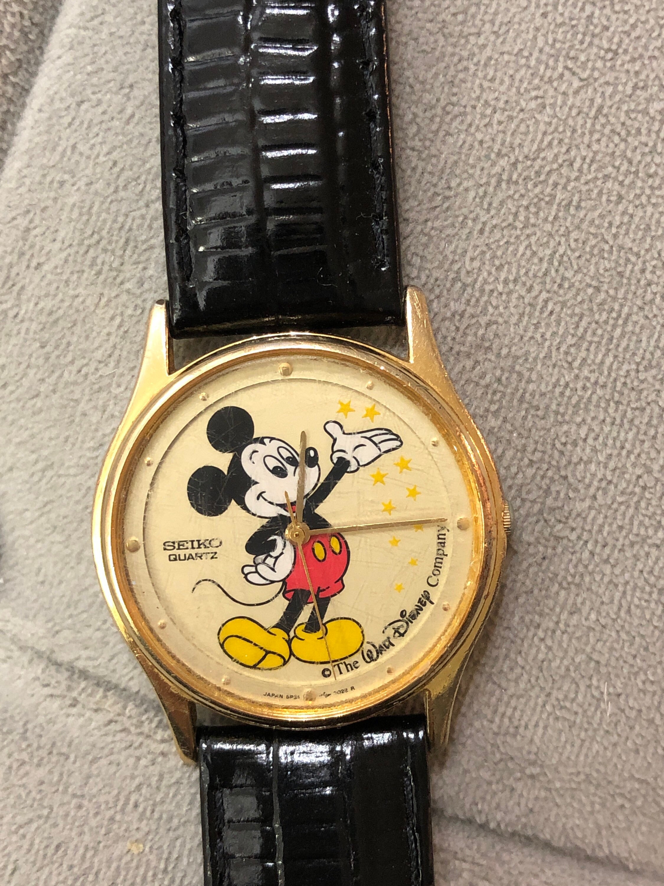 Mickey Mouse Watch Seiko Walt Disney Company - Etsy New Zealand