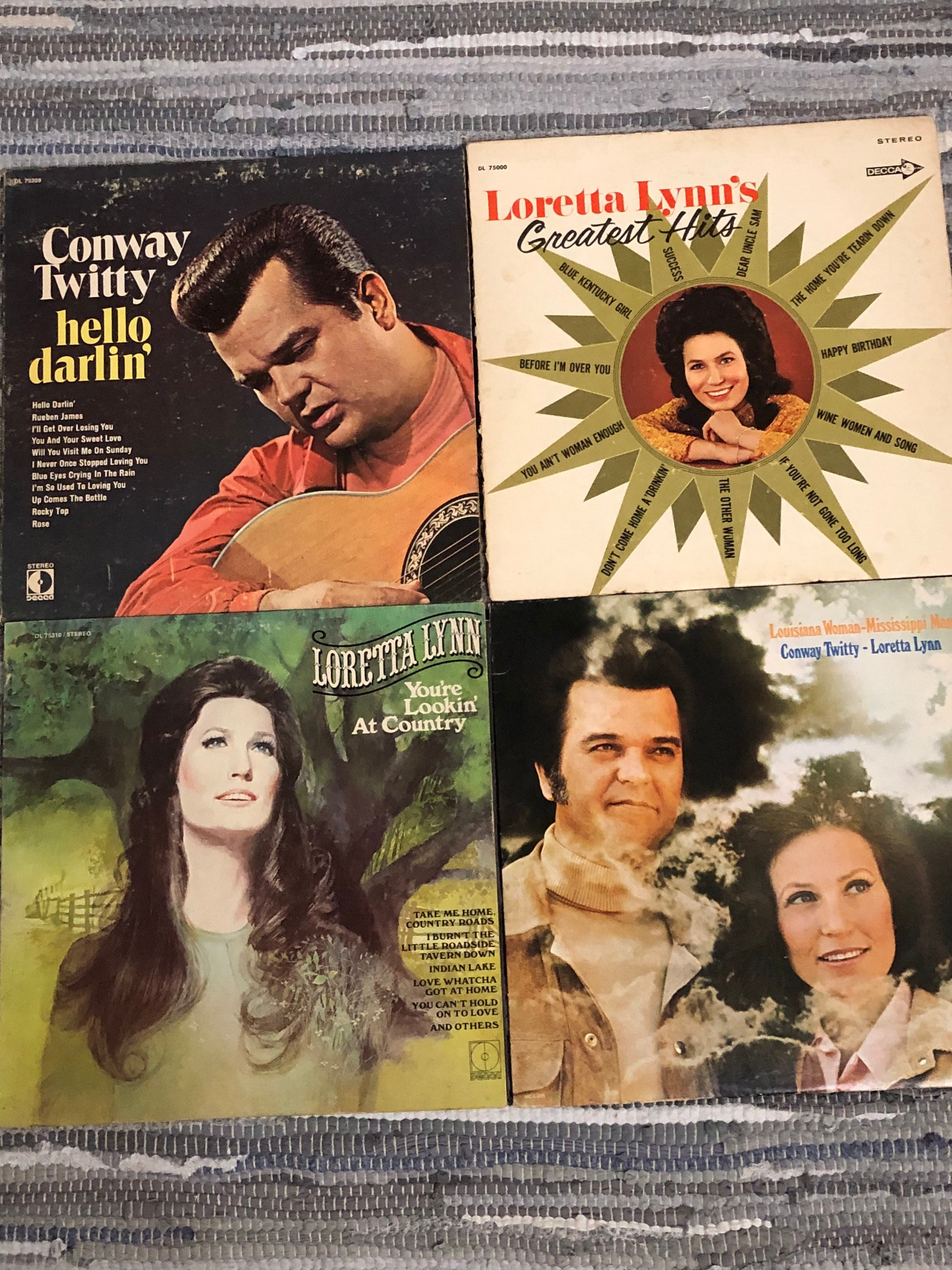 Loretta Lynn and Conway set 4 albums early 70’s country music