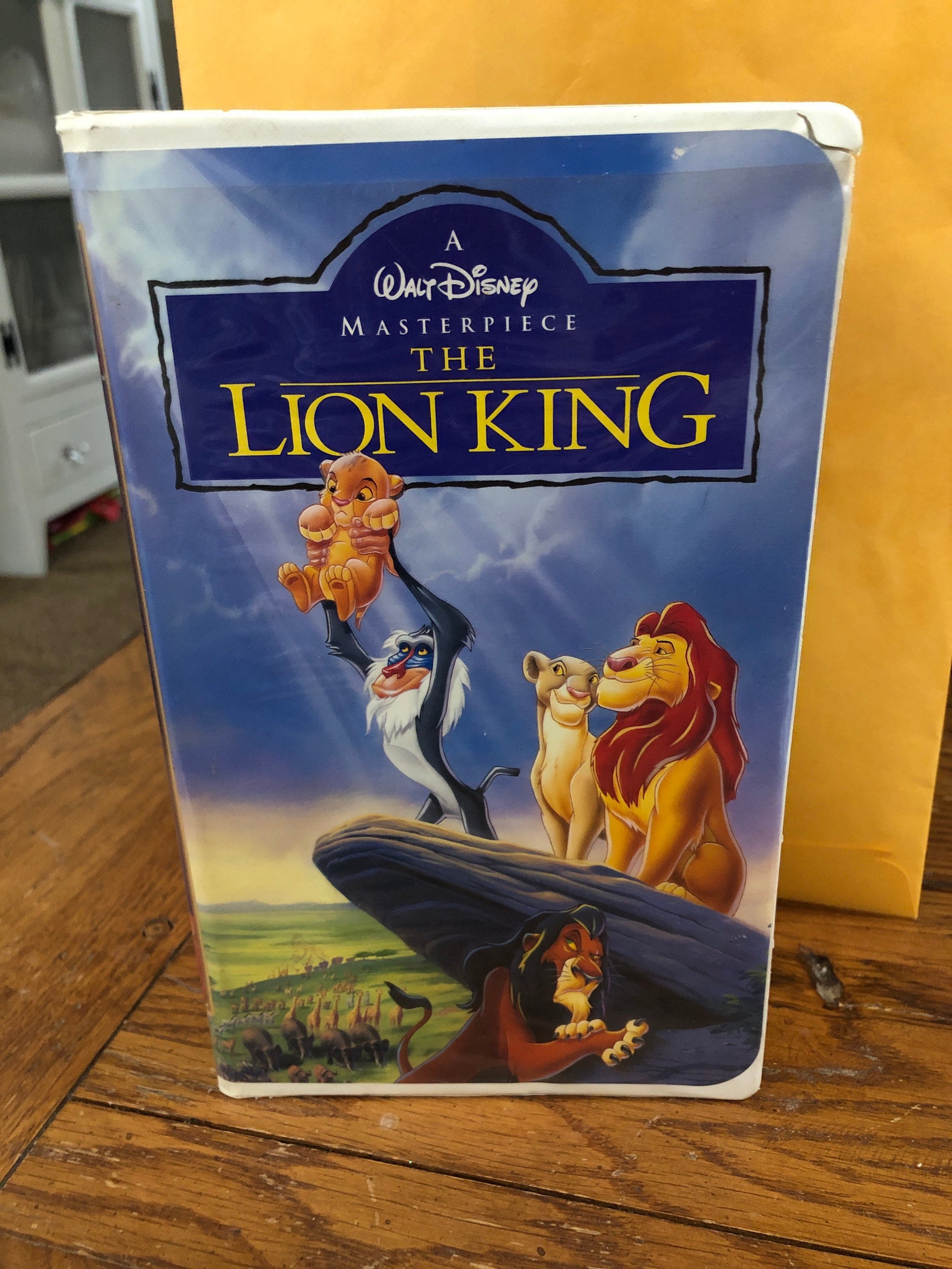 The Lion King VHS 1994 Film Walt Disney Masterpiece Used Copy Etsy