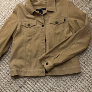 Abercrombie and Fitch women size large corduroy jacket