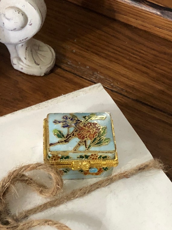 Engagement Trinket Box, Hebrews 135, Promise Box, En… Gem