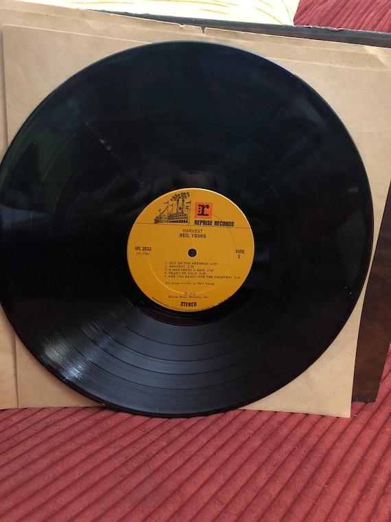 Neil Young 'harvest' Original First Pressing LP 1972 #MS 2032