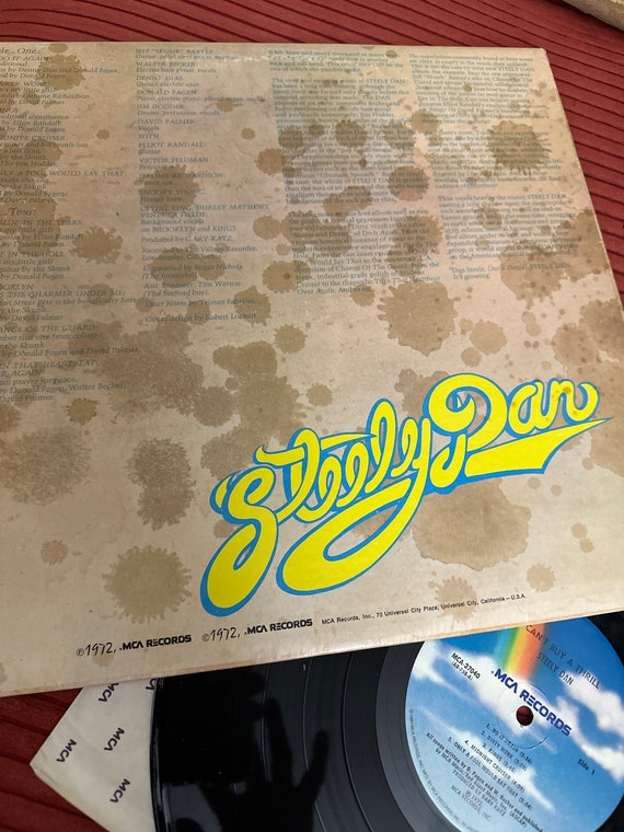 Steely Dan LP Can't Buy A Thrill 1980 US MCA Records Reissue
