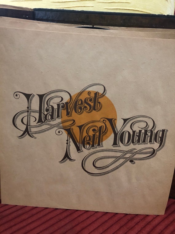 Neil Young 'harvest' Original First Pressing LP 1972 #MS 2032