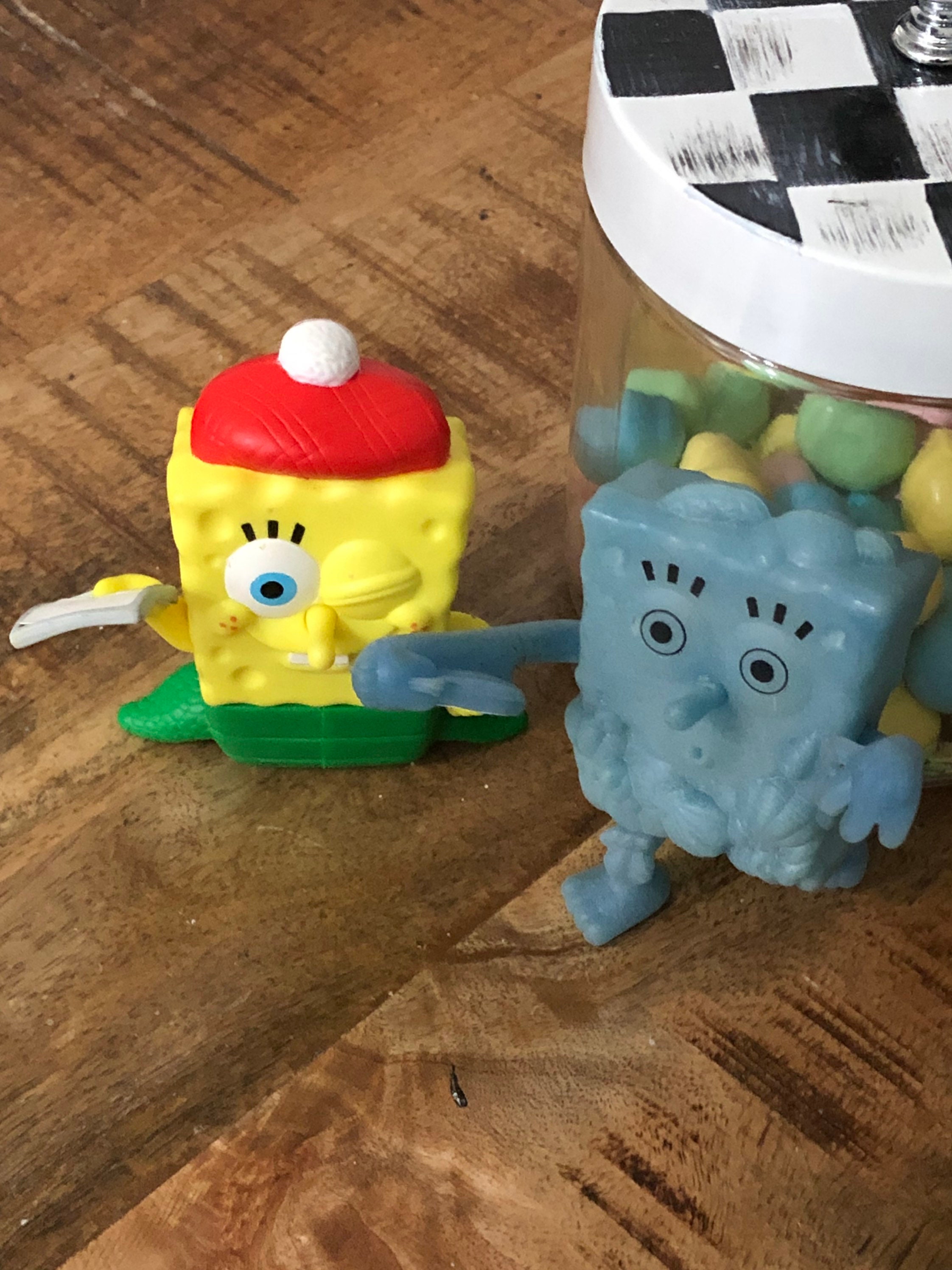 SpongeBob SquarePants Burger King set of 2 figurines