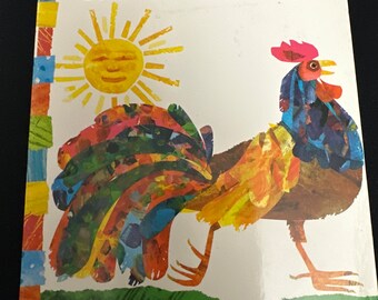 Rooster’s Off To See The World Board Book 1972  Eric Carle
