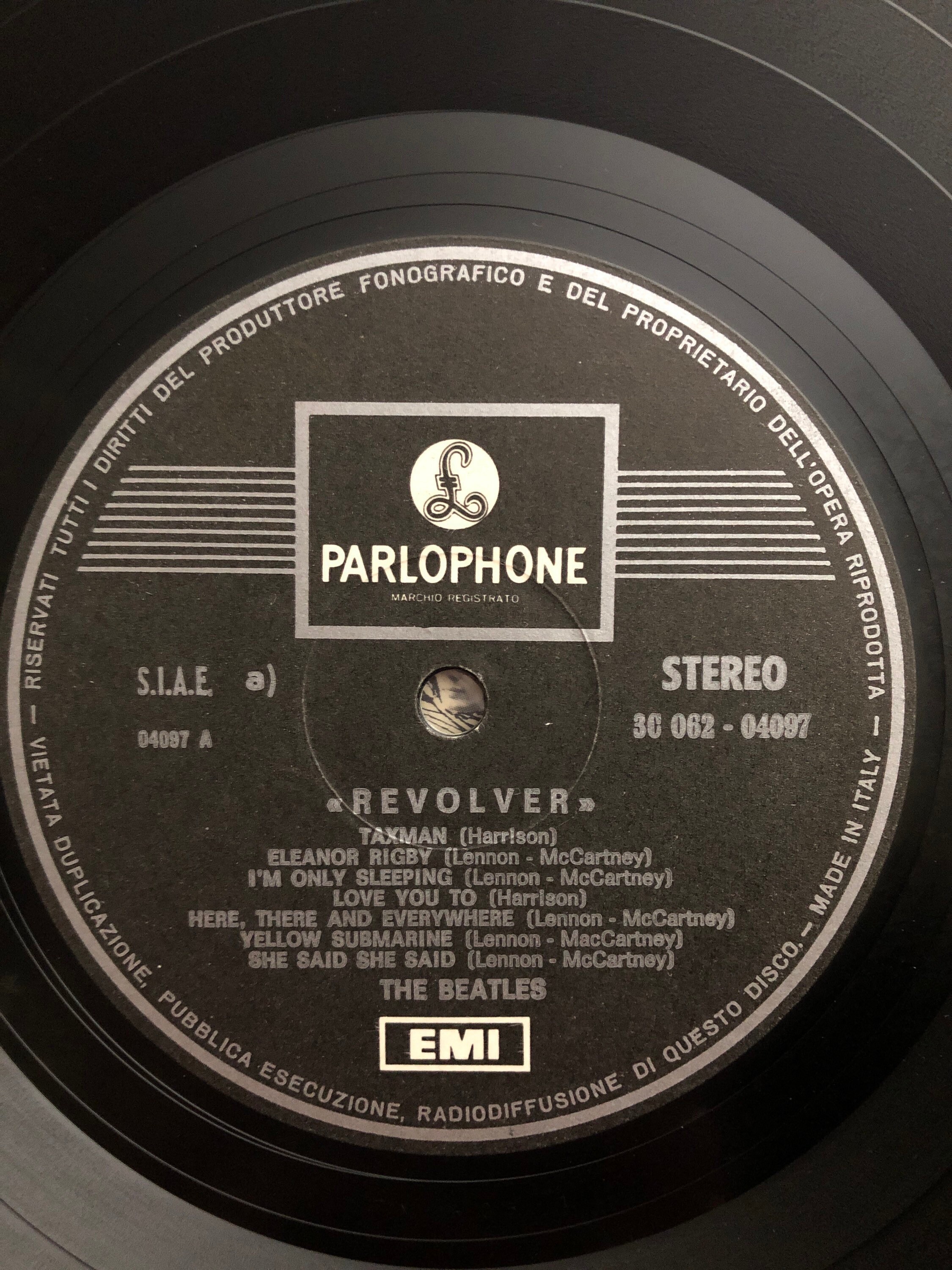 The Beatles Vinyl Revolver. Released Aug 5, 1966 by PARLOPHONE