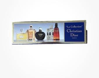 Christian Dior “LA Collection” vintage gift set 5 iconic fragrances