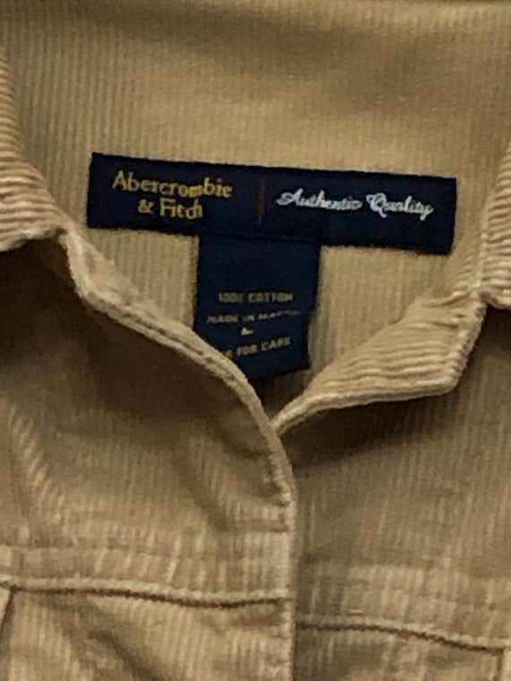 Abercrombie sales corduroy jacket