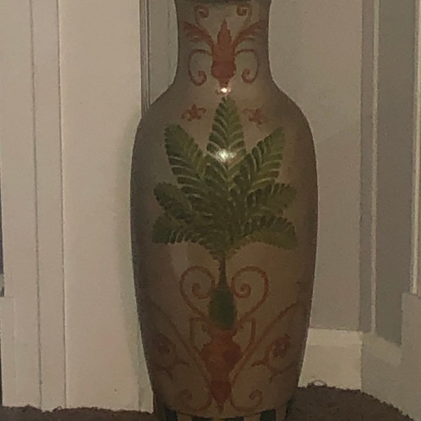 Egyptian Floor Vase Etsy