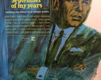 Frank Sinatra rare 1965 vinyl September of my Years reprise records MONO stereo F 1014