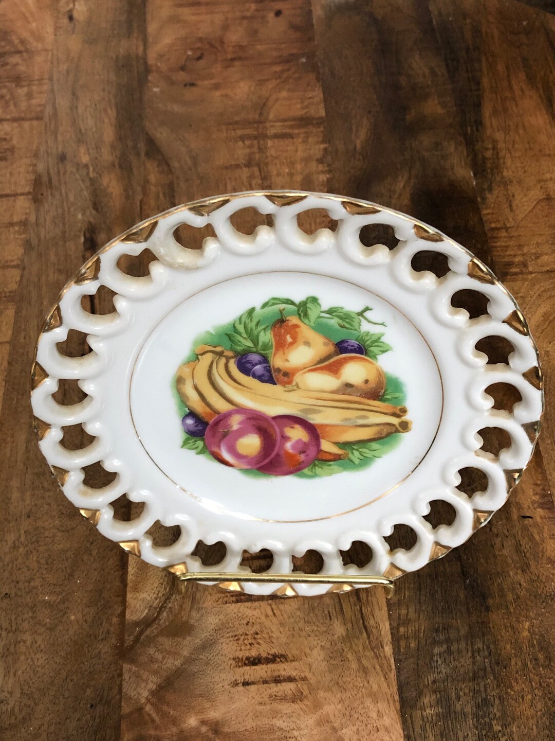 Fruit Collectible Plate Etsy