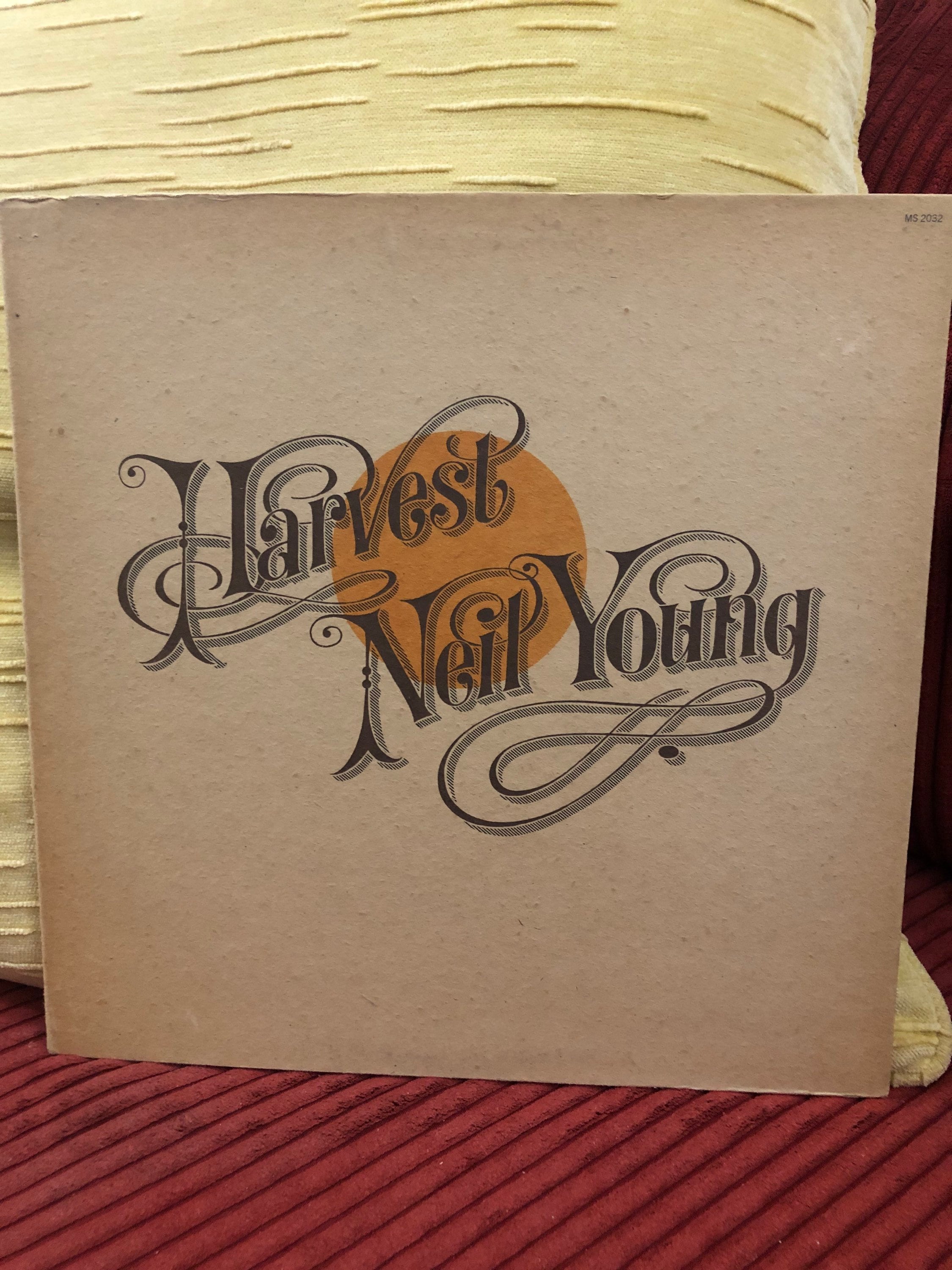 Neil Young 'harvest' Original First Pressing LP 1972 #MS