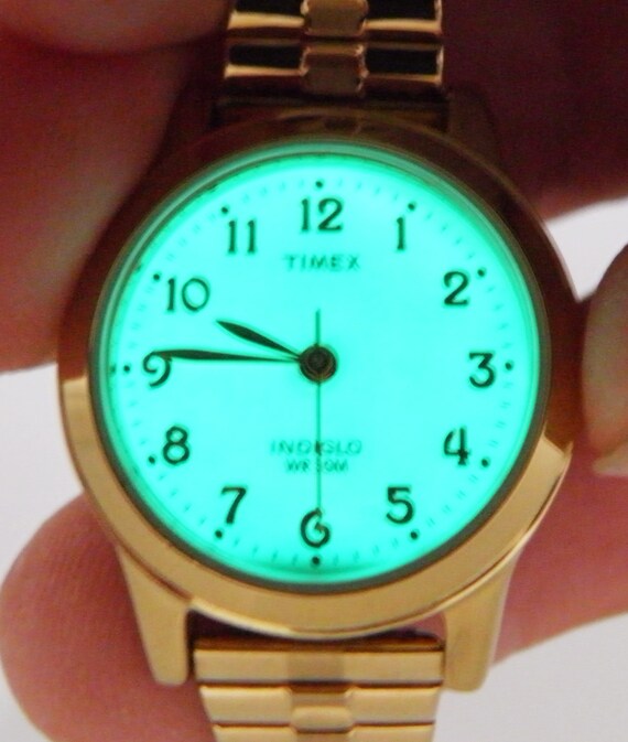 Two Timex Ladies' Indiglo Watch lights up at night Gem