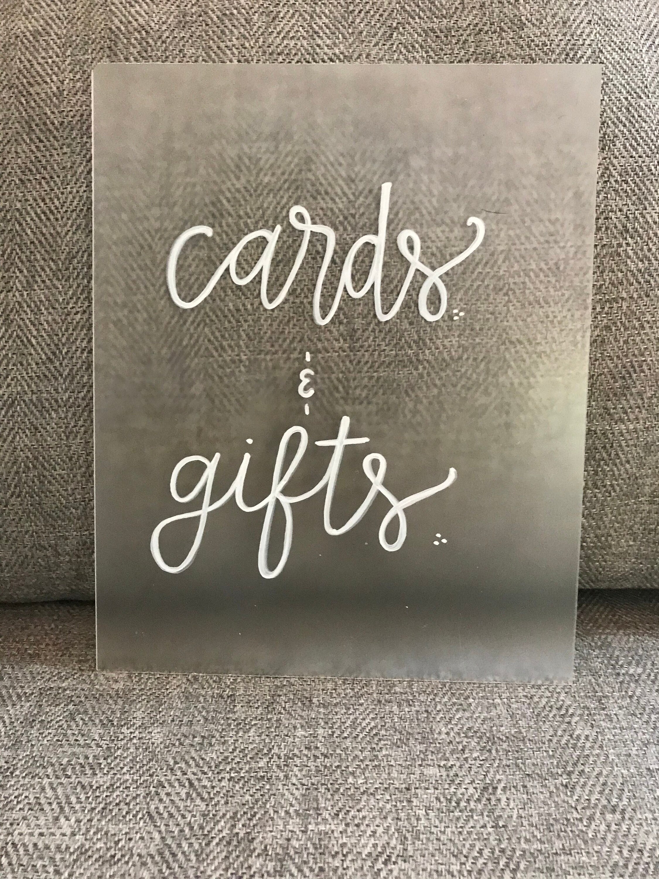 Wedding Sign Bundle 3 Frosted Glass Signs Cards &gifts Etsy