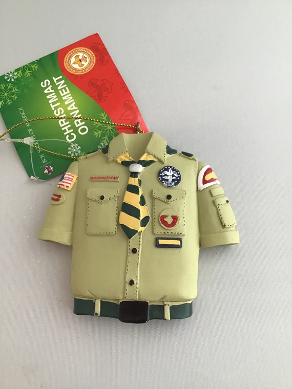 boy scout eagle christmas ornament