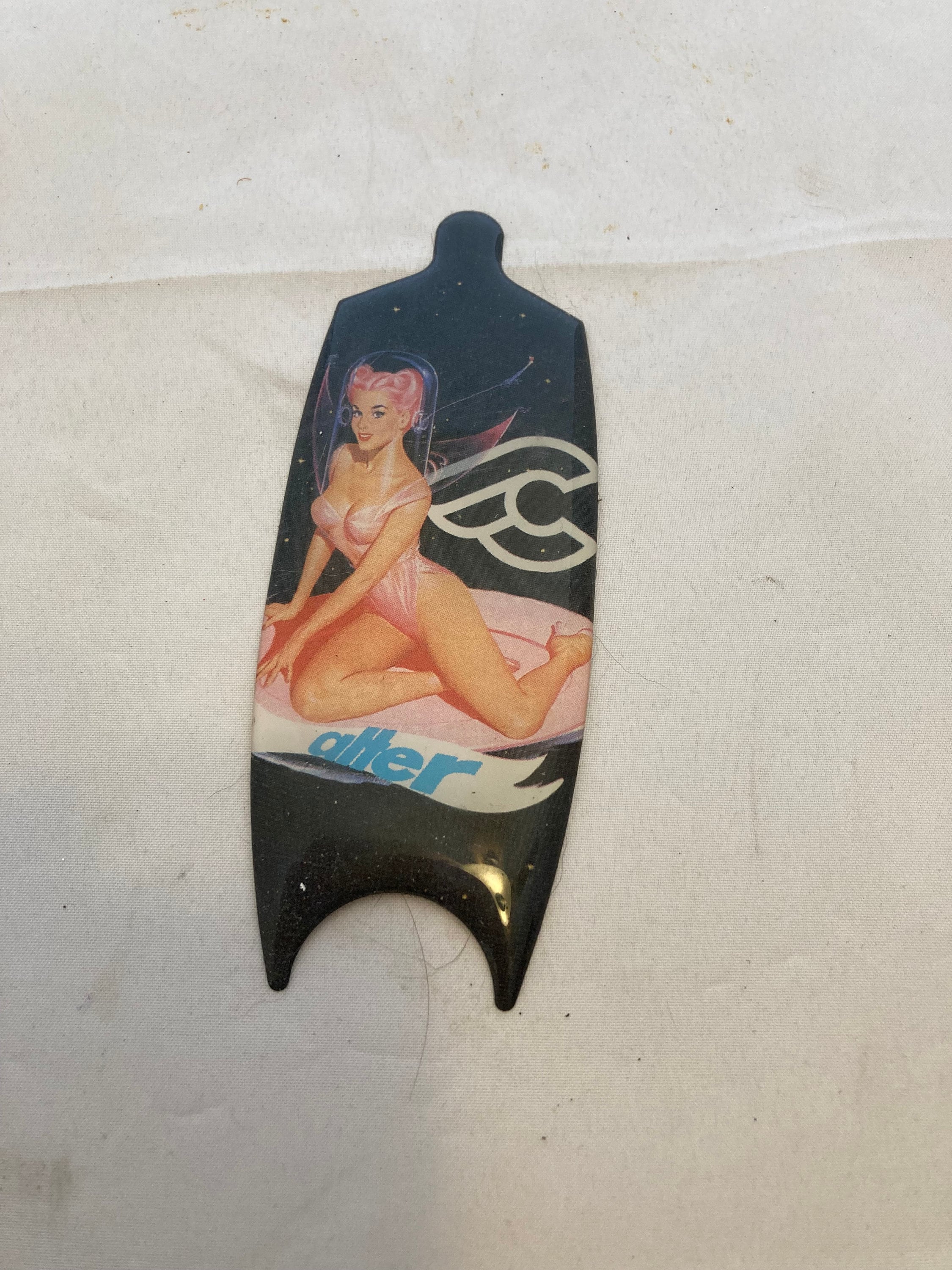 SALT pin-up girl デザインラグ Cinelli Alter Stem Sticker Space Girl Bicycle Collection - Etsy