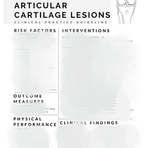 Knee Clinical Practice Guidelines Study Guide, Physical Therapy Study Guide, CPG, NPTE Study, OCS Study, Cheat Sheet, Ocs Prep