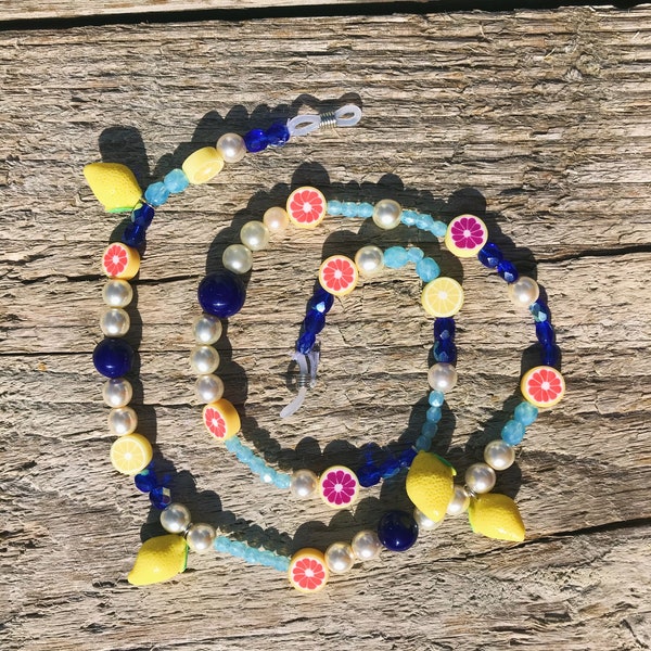 Blue Dream Attache / Cordon Lunettes perles / Sunnies Chain
