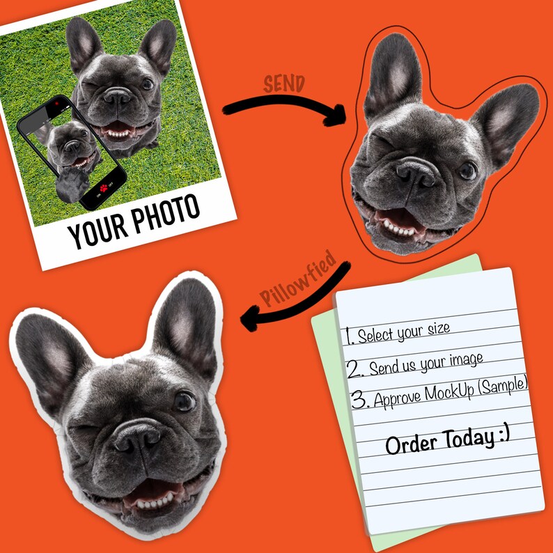 Personalized Dog Pet Shaped Pillow Custom Designed Cutout to Etsy